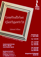 Plakat für "Empfindliches Gleichgewicht"